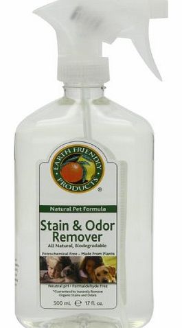 Earth Friendly Products Pet Stain and Odour Remover Lemon 500 ml (Pack of 3)