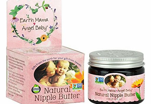Earth Mama Angel Baby 2oz Breast Feeding Natural Nipple Butter