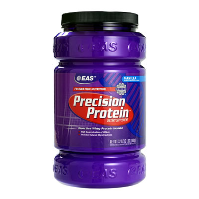 EAS Precision Protein Powder 2lbs (918g) ((908g) - Vanilla)