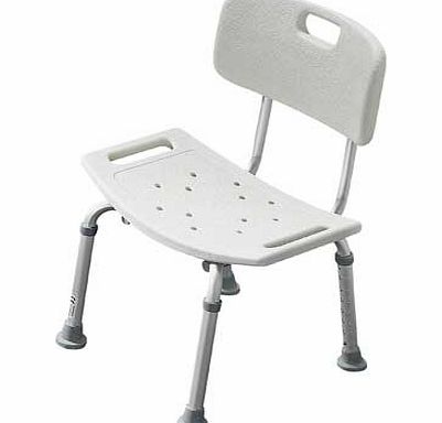 Bath and Shower Stool with Backrest
