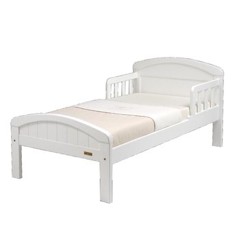 Country Toddler Bed in White