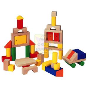 East Coast Nursery Wooden Toys 50 House Blocks