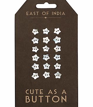 East of India Star Buttons