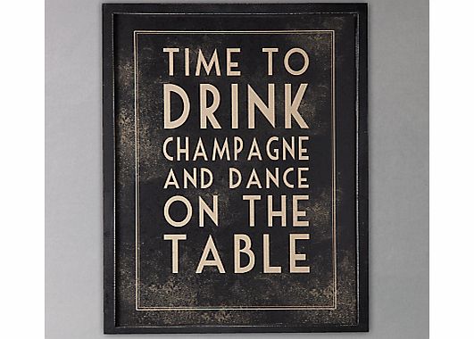 Time To Drink Sign