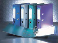 EASTLIGHT Metalix A4 blue lever arch file with 70mm