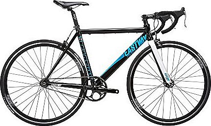 Eastway Mens TR 1.0 Single Speed Track Bike - Black/Blue, Large