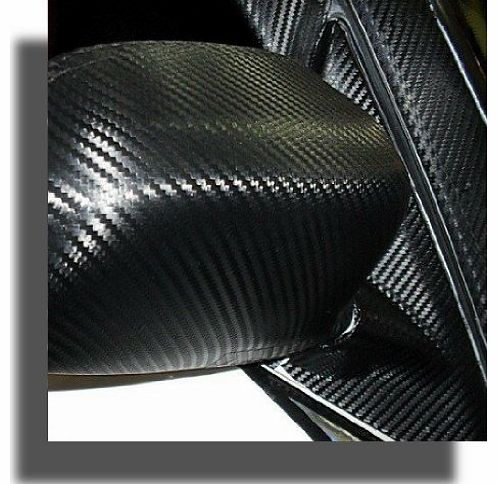 EasyTime 3D Black Textured Carbon Fibre Car Wrap 1520mm X 1000mm