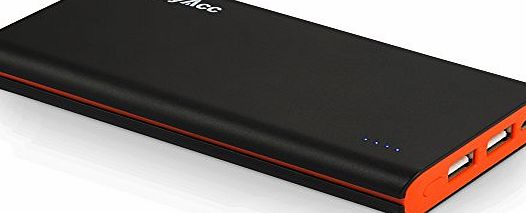 EasyAcc 10000mAh Brilliant Ultra Slim Dual USB (2.1A / 1.5A Output) Portable Power Bank External Battery Cha