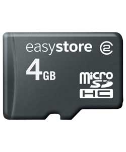 Easystore 4GB Easystore MicroSDHC Memory Card