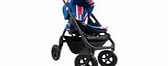EasyWalker Mini Stroller Union Jack - Black