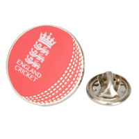 ECB Official England Cricket Ball Pin Badge.
