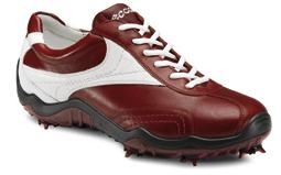 Ecco Casual Cool Hydromax Golf Shoe Brick/White