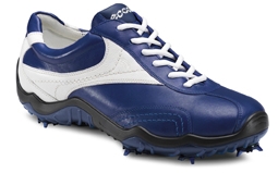 Ecco Casual Cool Hydromax Golf Shoe Royal/White
