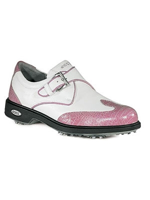 Ecco Classic Wing Buckle Ladies Golf Shoe