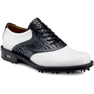 Ecco Golf Ecco World Class Saddle GTX Golf Shoe White/Black
