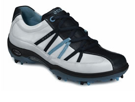 ecco Ladies Golf Shoe Casual Pitch Premier Marine/White 38813