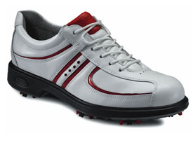 Ladies Golf Shoe Classic Premier White/Lava 38743