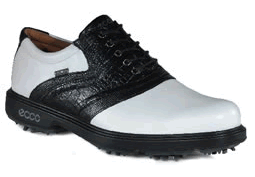 ecco New Classic Saddle GTX Golf Shoe White/Black