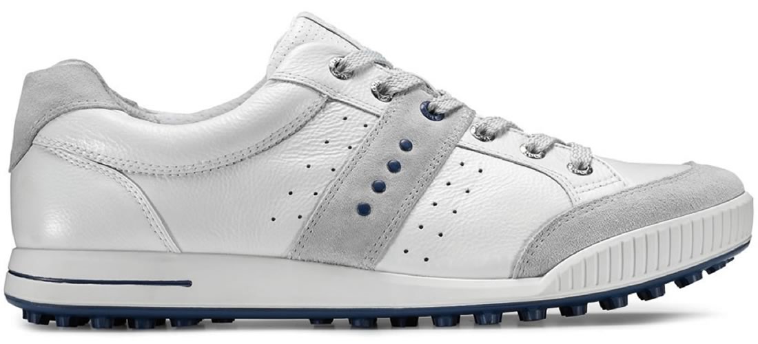 Ecco Street Golf Shoes Concrete/White