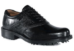 ecco World Class Saddle GTX Golf Shoe Black/Black