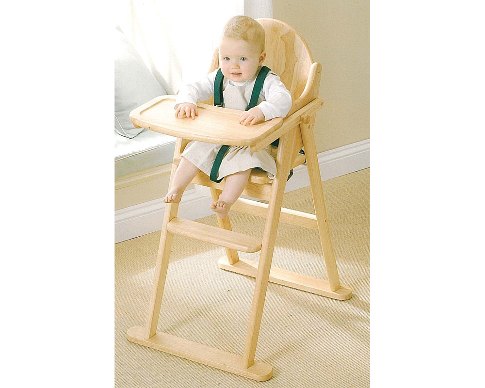 Eco Friendly Wooden High Chair