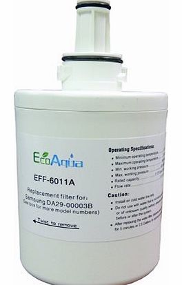 EcoAqua Fridge Freezer Water Filter