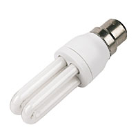 EcoLamp Compact Fluorescent Lamp 2U BC 7W 240V 114mm