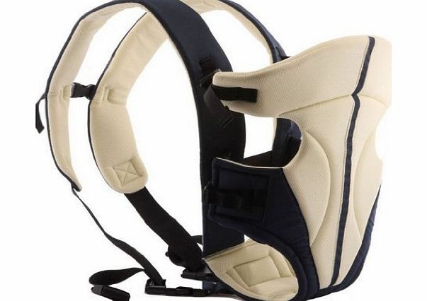 Ecosusi Classic Front and Back Baby Carrier Cream