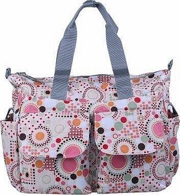 Ecosusi Polka Dot Deluxe Designer changing Tote Bag (pink)