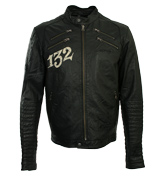 Black Custom Riders Leather Jacket
