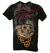 Black `Rapper Dog` T-Shirt