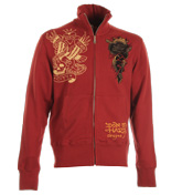 Red Death Before Dishonor Full Zip Jacket