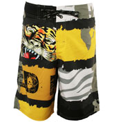 Yellow `My Block` Shorts
