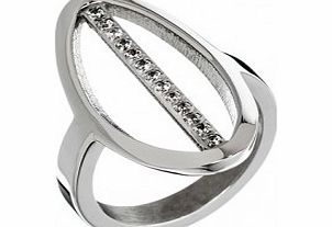 Edblad Ladies Large Sepal Steel Ring