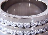 Edblad Ladies Size Q (L) Couple Steel Ring