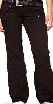 edc by Esprit  993CC1B902 Relaxed Womens Trousers Black W32INXL30IN(Size 6)