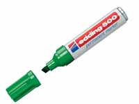 500 permanent green chisel tip marker