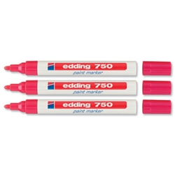 750 Paint Markers 2-4mm Line Width Red