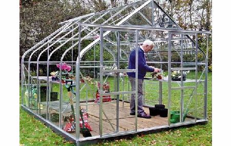 Eden Curved Eaves Greenhouse with Horticultural Glass