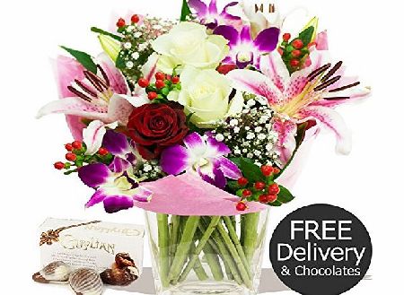 Eden4flowers.co.uk FREE DELIVERY Flowers amp; Bouquets - Delight amp; Chocolates
