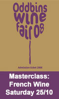 edinburgh Wine Fair - French Wine Masterclass - 3pm Saturday 25th October 2008