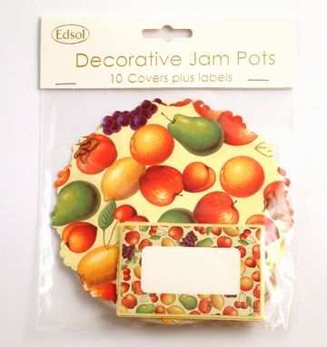 jam pot cover sets in fruit design