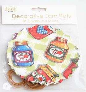 Edsol jam pot cover sets in jars design