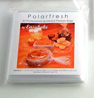 Polarfresh 30 small size freezer bags.