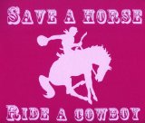 Edward Sinclair Save a horse. Ride a cowboy skinni fit tee, fuchsia, one size
