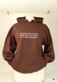 Edward Sinclair womens hoodie brown size M(12) Wanted:good looking single male with horsebox, pls send photo of horsebox