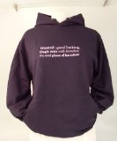Edward Sinclair womens hoodie navy Size M(12) Wanted:good looking single male with horsebox, pls send photo of horse