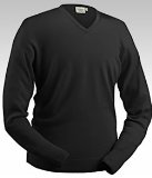 EDZ Glenbrae Golf Fine Merino Sweater Charcoal XL