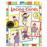 Eeboo Children of the World Lacing Cards