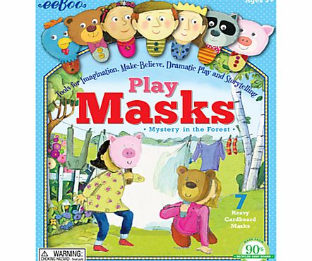 Eeboo Mystery in the Forest Play Masks